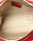 Pebbled Calfskin Small Soho Disco Bag Vibrant Red