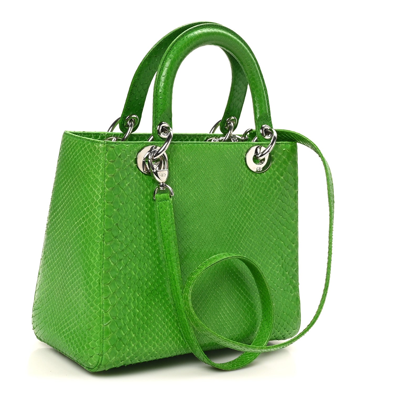 Snakeskin Medium Lady D1OR Green