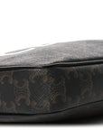 Triomphe Canvas Medium Messenger Bag Black