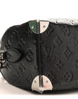 Calfskin Monogram Saga Speedy Trunk 20 Black