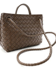 Nappa Intrecciato Small Andiamo Shoulder Bag Pinecone