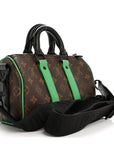 Monogram Macassar Keepall Bandouliere 25 Minty Green