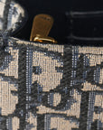 Oblique Saddle Belt Bag Blue