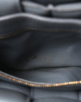 Nappa Maxi Intreccio Padded Cassette Crossbody Bag Thunder