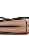 Grained Calfskin Saddle Bag Blush