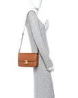 Natural Calfskin Medium Triomphe Tan
