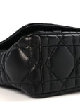 Calfskin Macrocannage Large Caro Bag Black