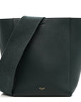 Soft Grained Calfskin Small Sangle Bucket Bag Amazone