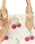 LV X TM Monogram Cerises Alma BB White