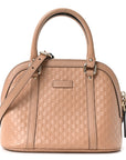 Soft MicroGCCIssima Mini Dome Bag Camelia
