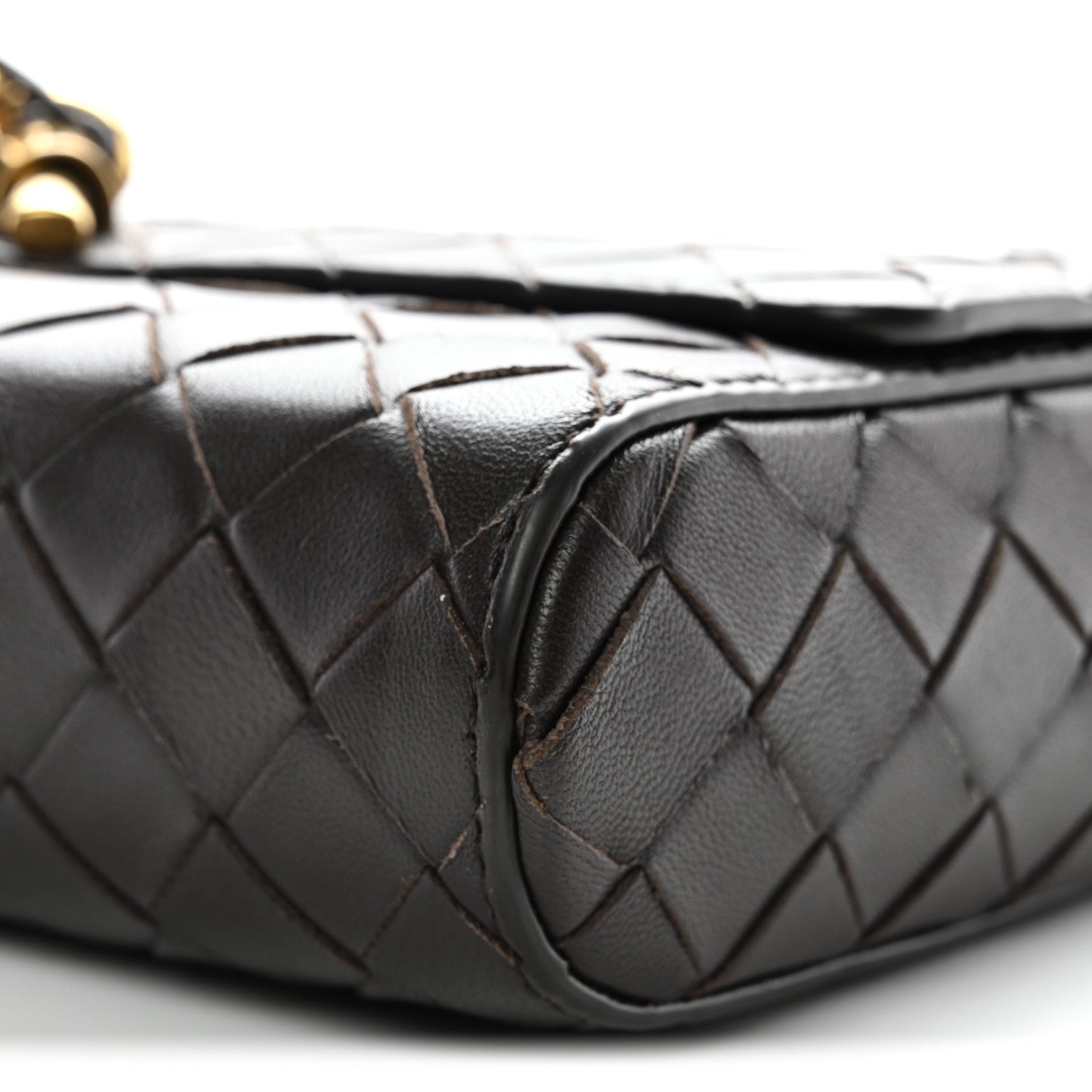 Nappa Intrecciato Mini Andiamo Crossbody Bag  Fondant