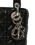 Lambskin Cannage Mini Lady D1OR Black