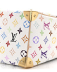 LV X TM Monogram Multicolor Speedy Bandouliere 25 White