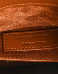 Canvas Calfskin Medium Classic Monogram Cassandra Top Handle Tan Natural