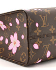 LV X TM Monogram Cherry Blossom Onthego PM Sakura Brown