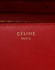Box Calfskin Medium Classic Box Flap Bag Red