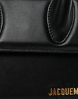 Smooth Calfskin Le Chiquito Noeud Black