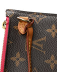 Monogram Bay Neverfull MM Rose Ballerine Poppy