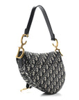 Oblique Saddle Bag Blue
