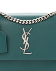 Calfskin Medium Monogram Sunset Malachite
