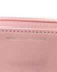 Caviar Quilted Wallet on Chain WOC Light Pink