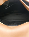 Grained Lambskin Monogram Large Niki Chain Satchel Dark Cork