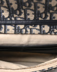 Oblique Saddle Chain Pouch Blue