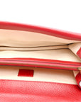 Dollar Calfskin Swarovski Crystal Small Dionysus Shoulder Bag Hibiscus Red