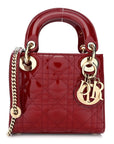 Patent Cannage Mini Lady D1OR Red