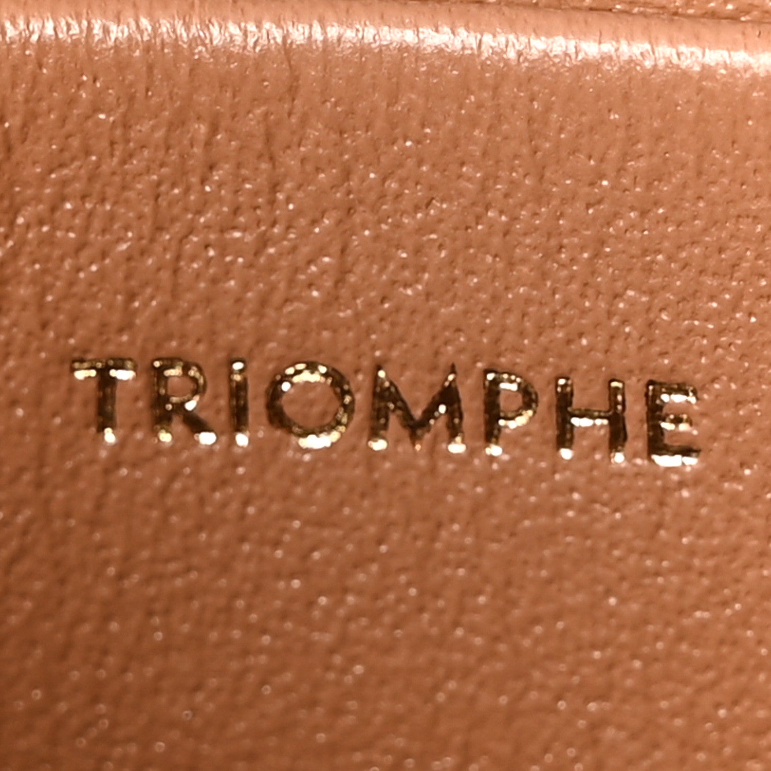 Shiny Calfskin Teen Triomphe Bronze