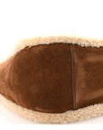 Suede Shearling Small Le 5 A 7 Soft Hobo Dark Sigaro Natural Beige