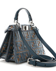Velvet Jacquard FF Small Peekaboo I SEE U Satchel Anice
