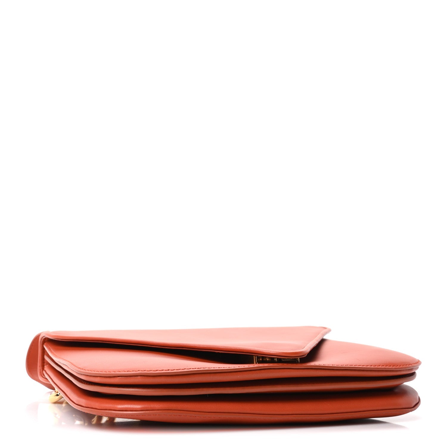Calfskin Mount Envelope Bag Maple