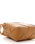 Lambskin Maxi Intrecciato Mini Cassette Camera Bag Acorn