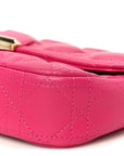 Lambskin Cannage Miss D1OR Promenade Pouch Fuchsia