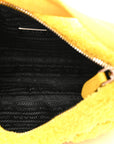 Terry Cloth Mini Re-Edition 2000 Bag Giallo Black
