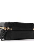 Caviar Quilted Small CC Filigree Vanity Case Black