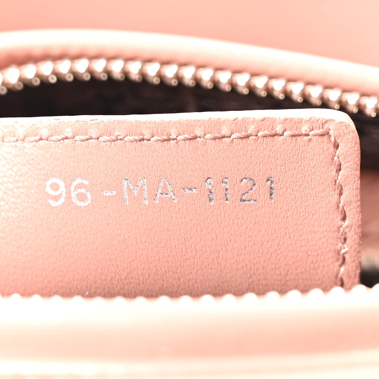 Lambskin Cannage Medium Lady D1OR Bois de Rose