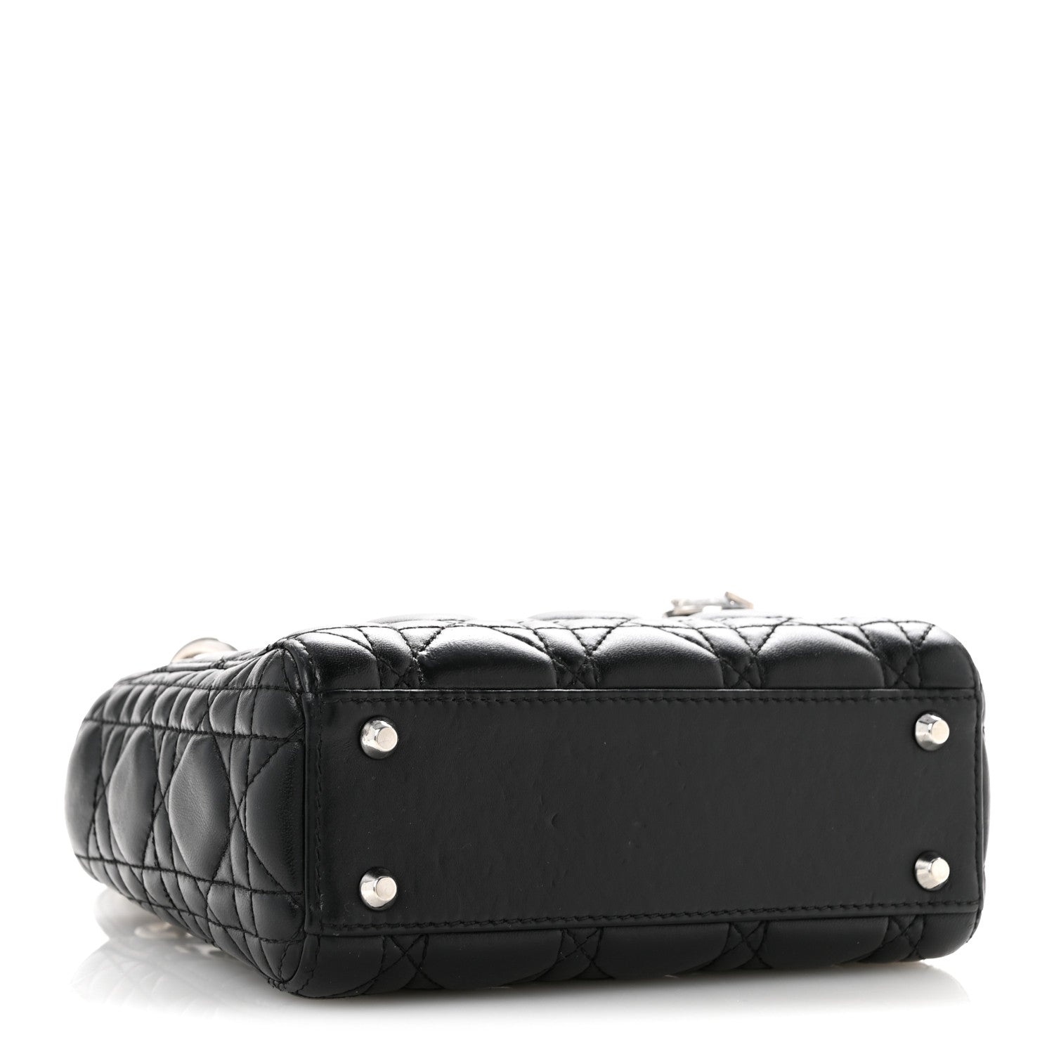 Lambskin Cannage Mini Lady D1OR Black