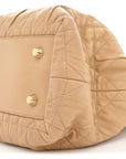 Gaufre Lambskin Cannage Delices Tote Beige