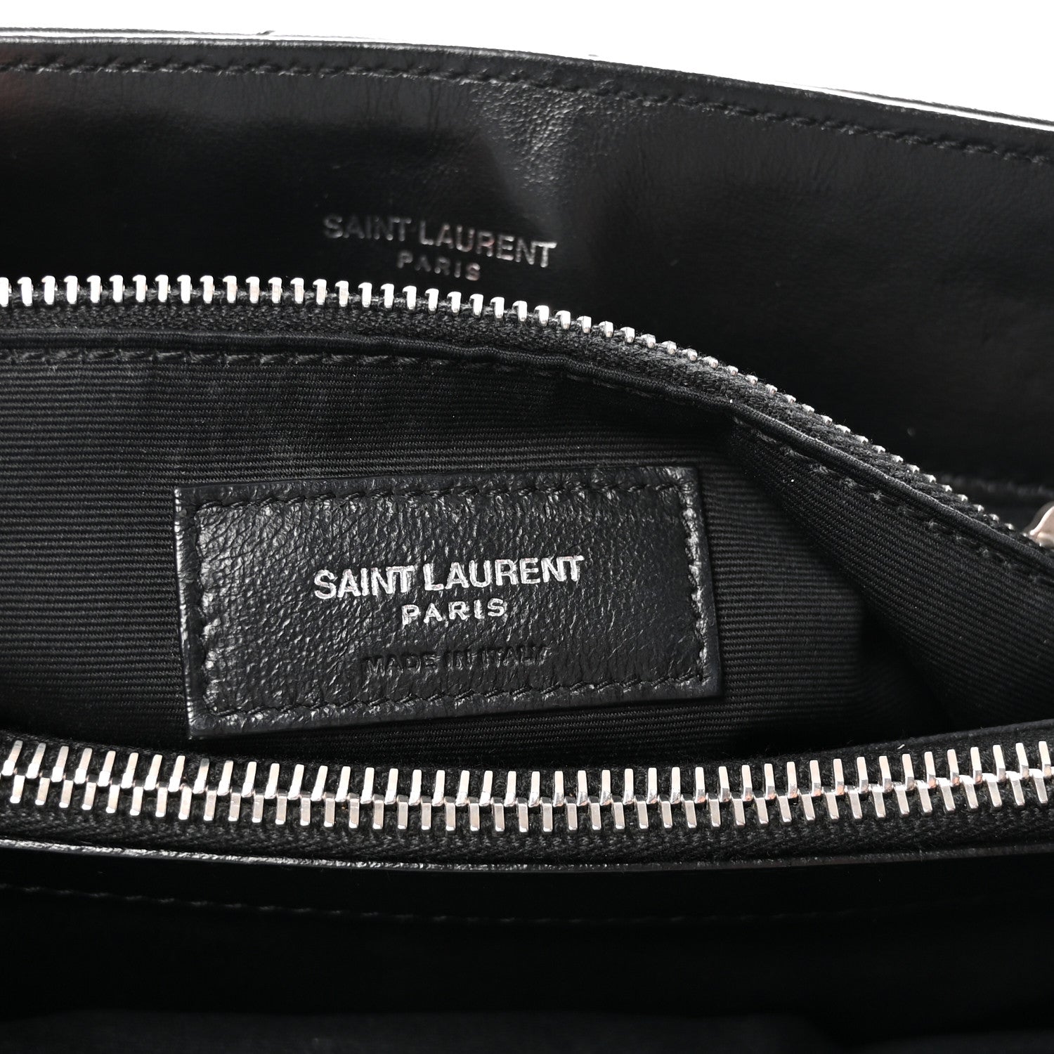 Calfskin Y Quilted Monogram Medium Loulou Chain Satchel Black