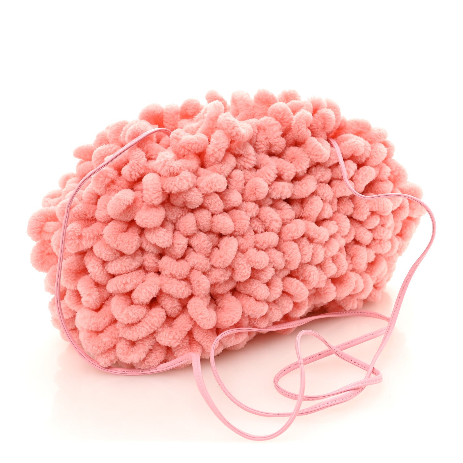 Chenille The Mini Pouch Pink