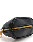 Lambskin Le Porte Calino Ring Top Handle Bag Black