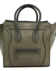 Smooth Calfskin Mini Luggage Almond