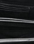 Calfskin Y Quilted Monogram Toy Loulou Crossbody Bag Black