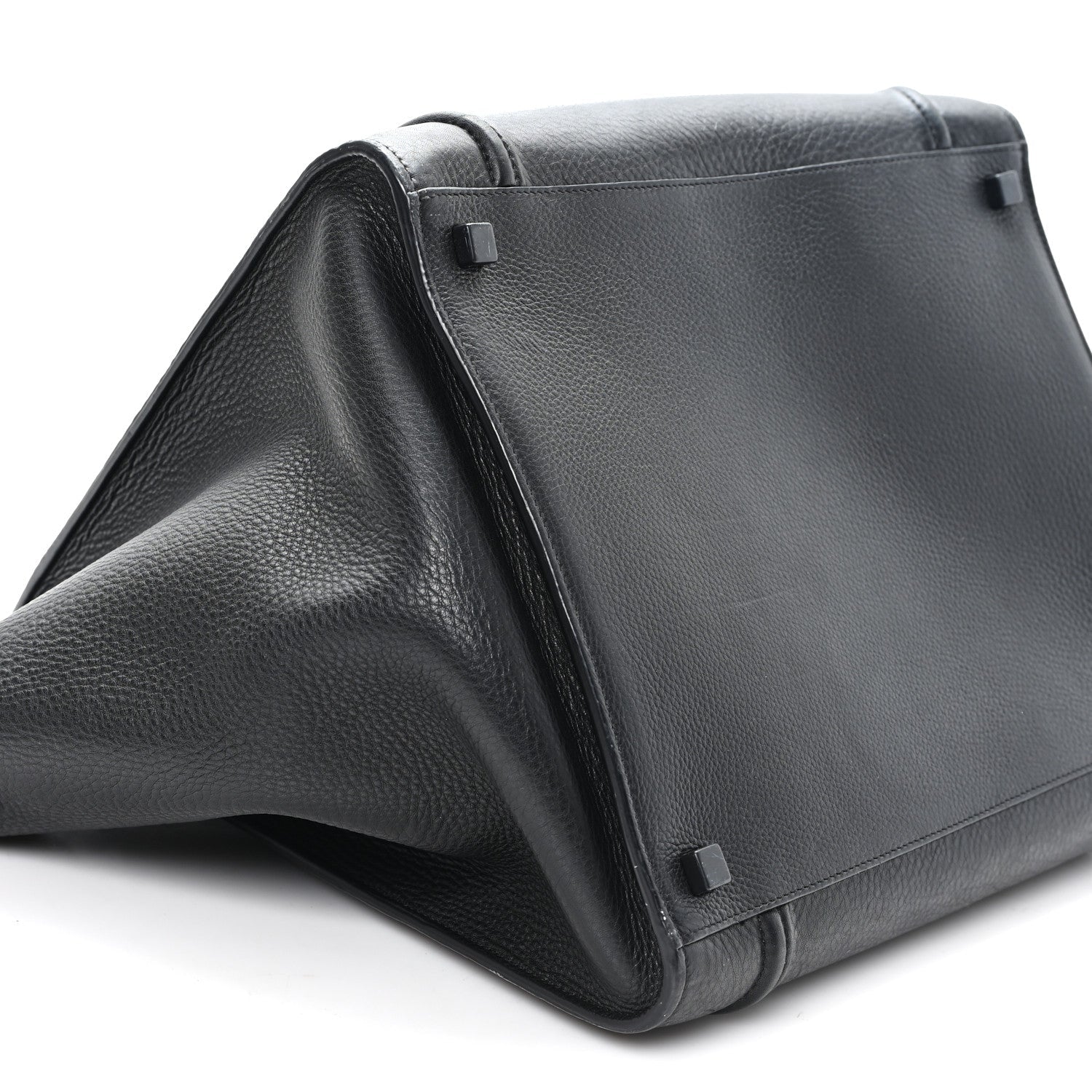 Supple Calfskin Medium Phantom Luggage Black
