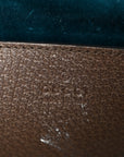 GG Supreme Monogram Textured Dollar Calfskin Web Small Ophidia Dome Shoulder Bag Beige Ebony New Acero