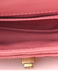 Aged Calfskin Quilted 2.55 Reissue Flap Belt Bag Pink