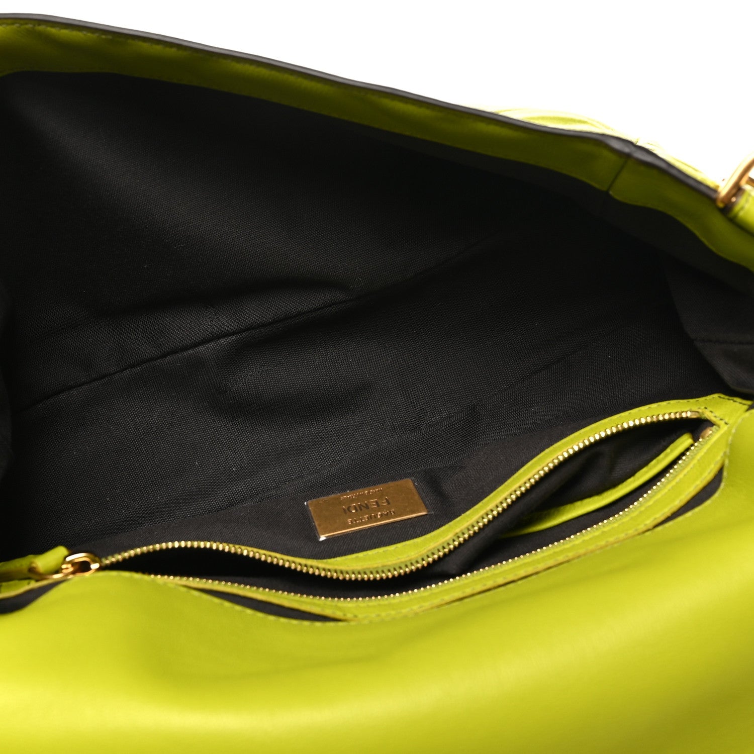 Nappa FF 1974 Embossed Baguette Wasabi