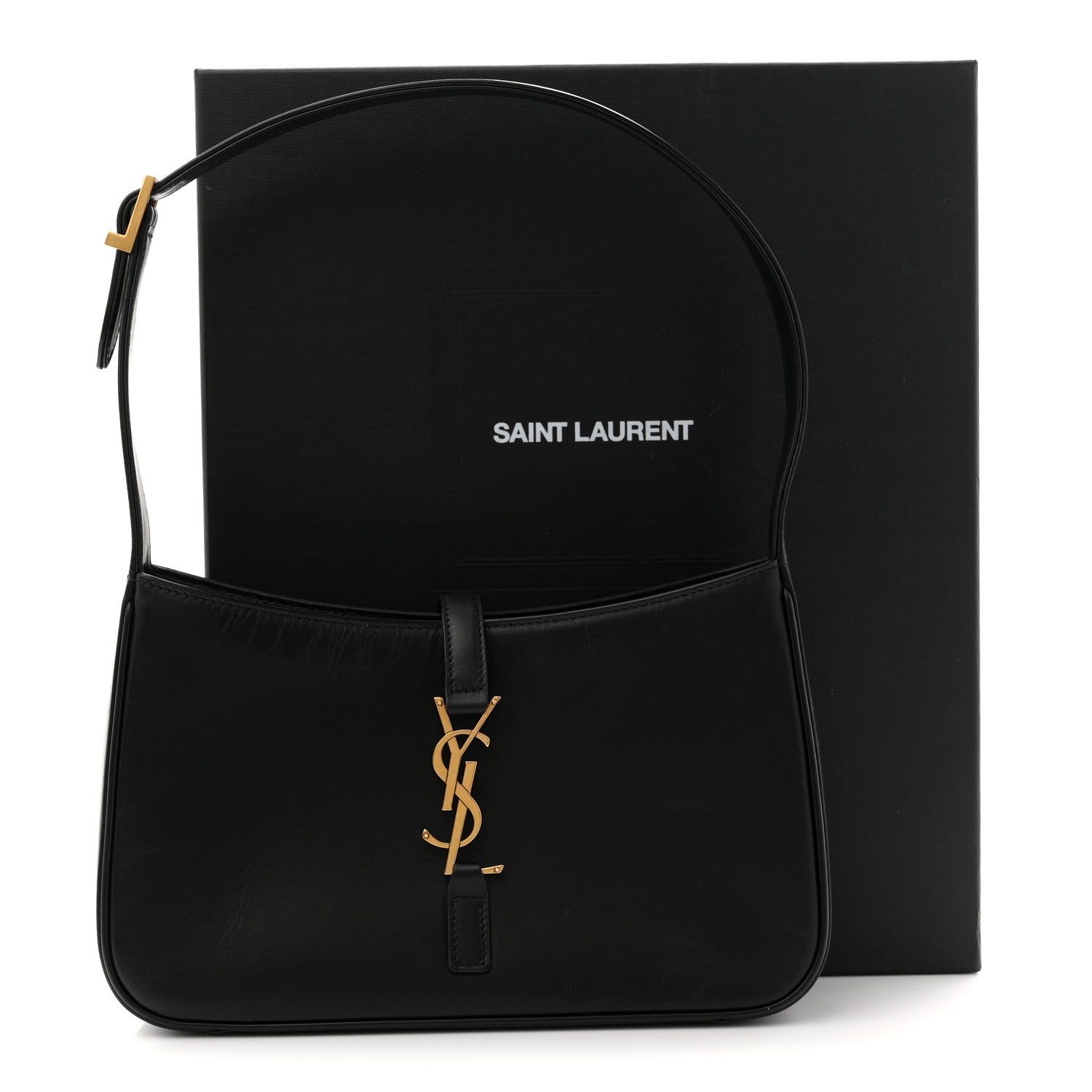 Smooth Calfskin Le 5 A 7 Hobo Black